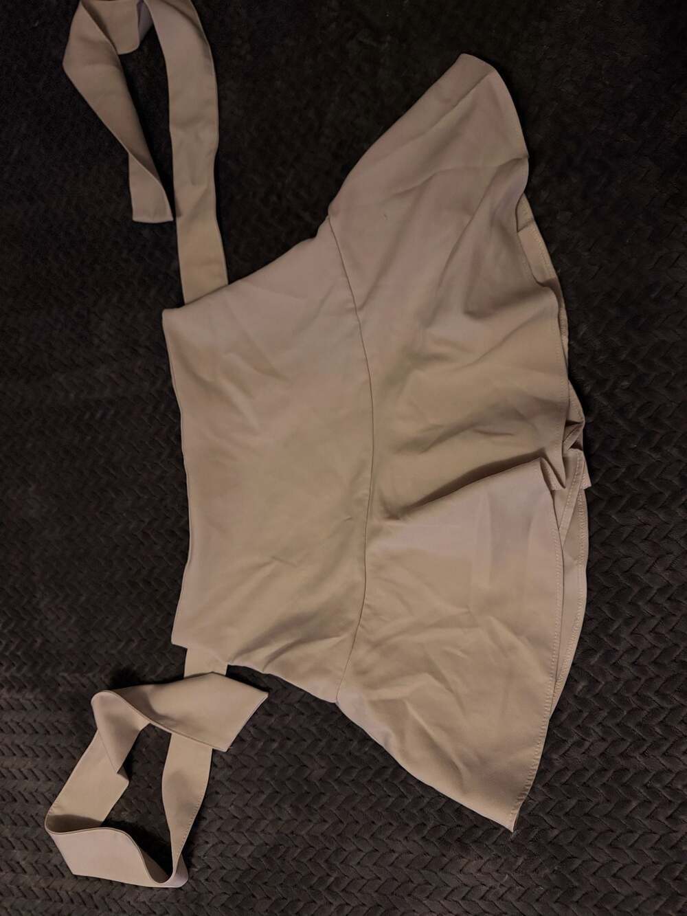 Zara Skort Size S Beige Wrap Tie Front